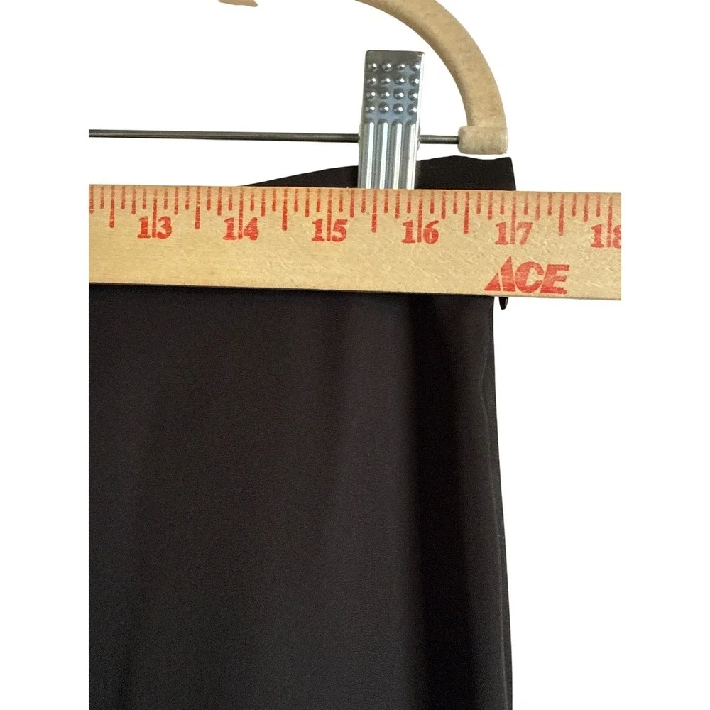 Adrianna Papell‎ Evening Essentials Black Chiffon Maxi Skirt 16 Formal Elegant